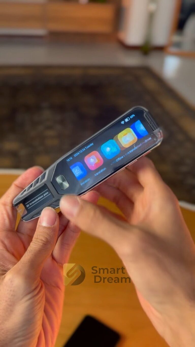 Smart Voice Translator Pen | Handheld Real-Time Multi-Language Translator Device with Touchscreen, 137 Languages Supported